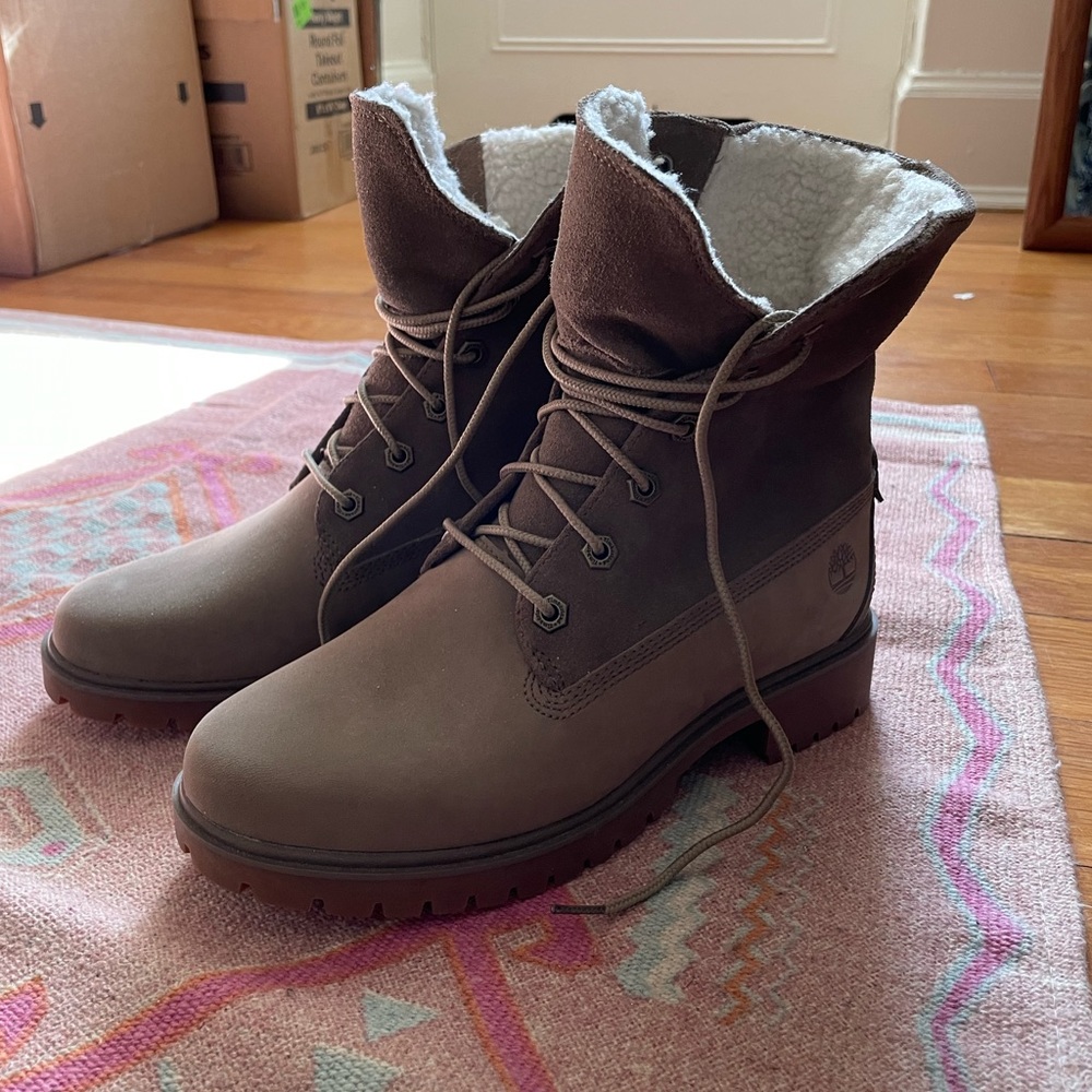 Fur Lined Timberland Boots